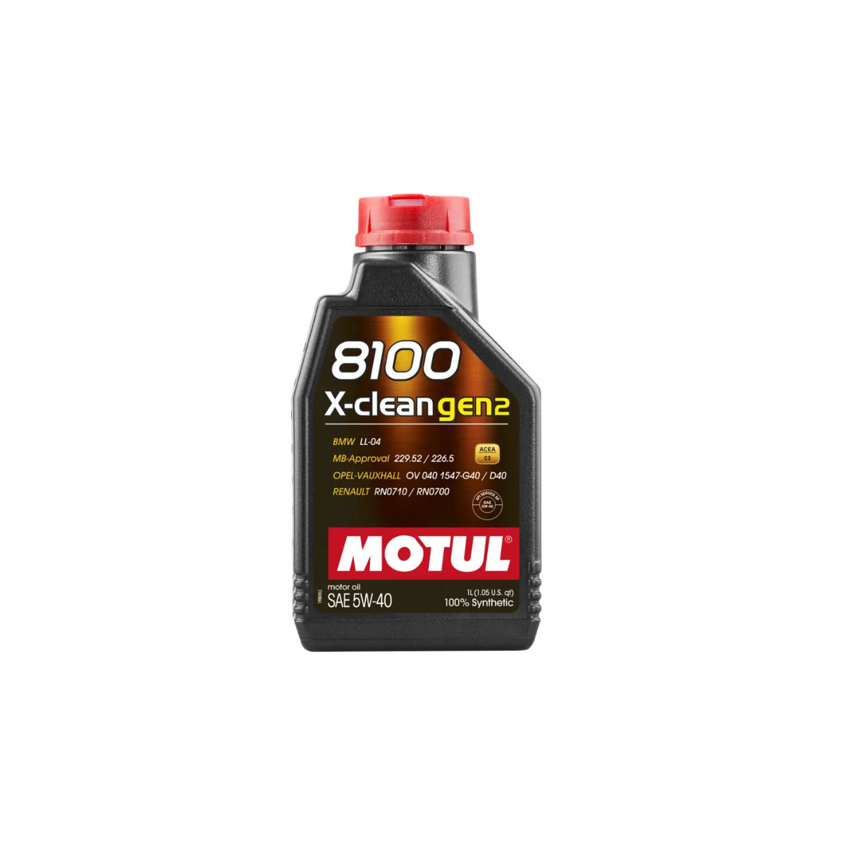 OLIO MOTORE MOTUL 8100 X-CLEAN GEN2 5W-40 109761