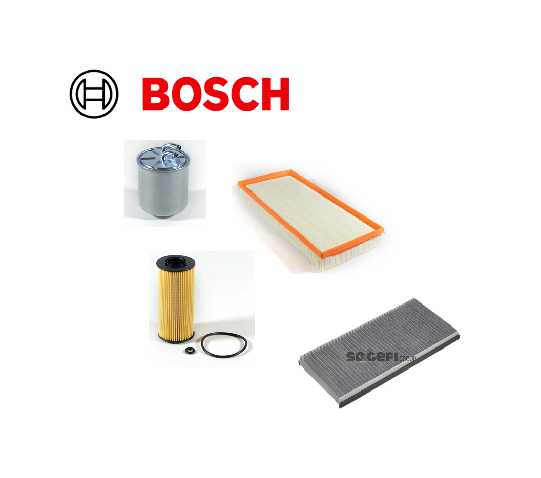KIT FILTRI TAGLIANDO MERCEDES A B BOSCH