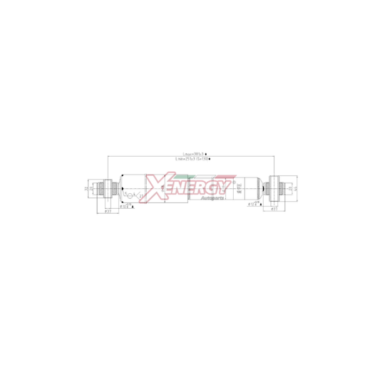 AMMORTIZZATORI POSTERIORI FIAT PANDA 1.2 1.3 MULTIJET