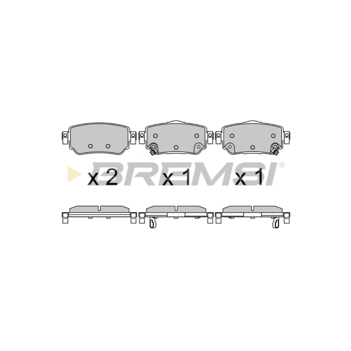 PASTIGLIE FRENO POSTERIORI NISSAN QASHQAI J11