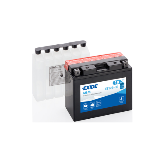 BATTERIA MOTO SCOOTER EXIDE ET12B-BS