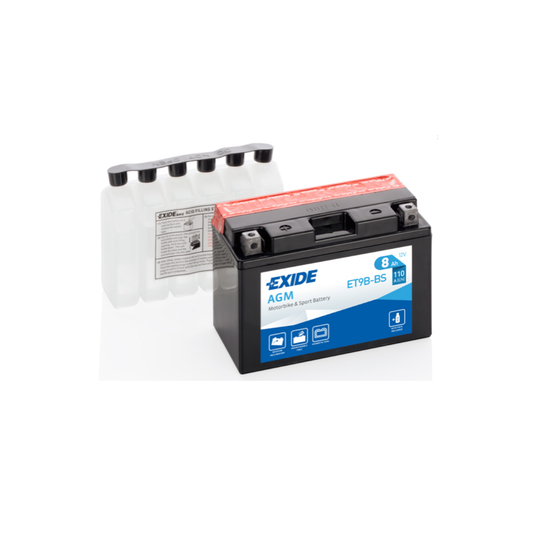 BATTERIA MOTO SCOOTER EXIDE ET9B-BS