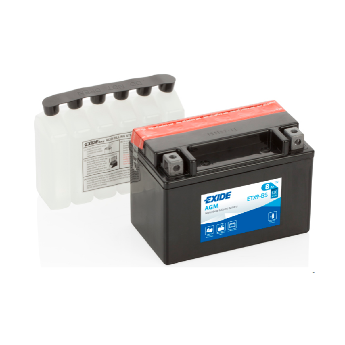BATTERIA MOTO SCOOTER EXIDE ETX9-BS
