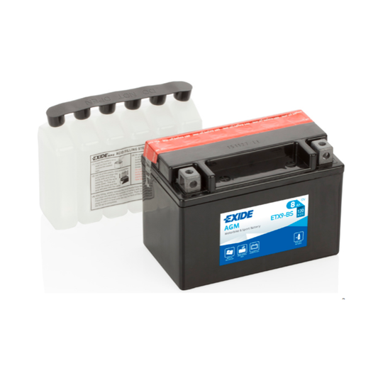 BATTERIA MOTO SCOOTER EXIDE ETX9-BS