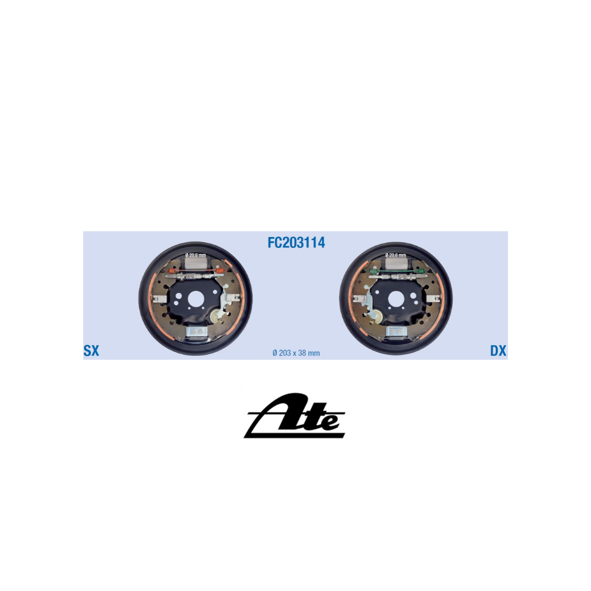 KIT GANASCE FRENO FIAT PUNTO LANCIA Y 1.3 MULTIJET